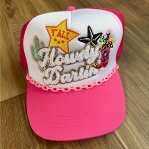 Pink 'Howdy Darlin' Trucker Hat